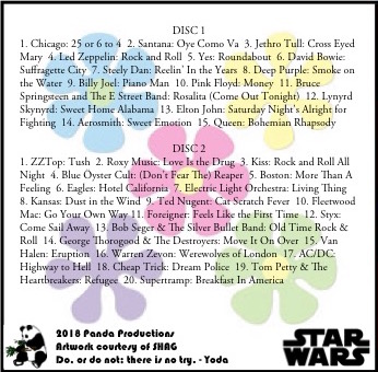 Panda's Chilhood in the 1970s CD Playlist